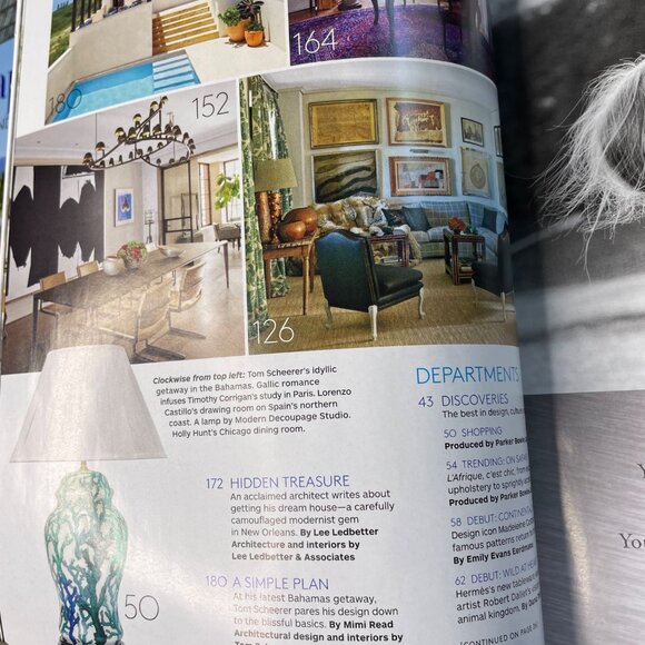 Architectural Digest Magazine u April 2016  Vol 73 Issue 4 Home Interior Design - Picture 3 of 4